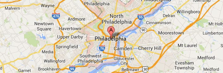 Philadelphia-Pennsylvania-Map